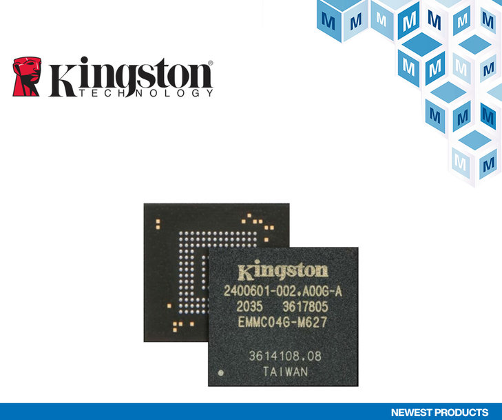 Mouser Electronics y Kingston Technology amplían su acuerdo de distribución en Norteamérica a Europa